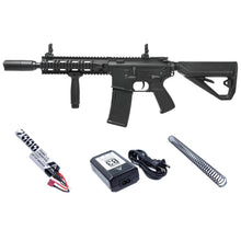 Cargar imagen en el visor de la galería, ARCTURUS LWT MK-II CQB 10&quot; AEG SPORT Black Starter Pack
