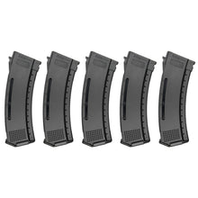 Load image into Gallery viewer, ARCTURUS AK MOD1 30/130Rds Variable-Cap Windowed EMM Magazine BLK [5PACK]
