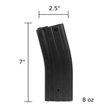 将图片加载到图库查看器，ARCTURUS M4/M16 Metal 350Rds Hi-Cap Wheel EMM Magazine - Melonite Finish
